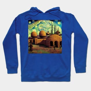 Starry Night in Mos Eisley Tatooine Hoodie